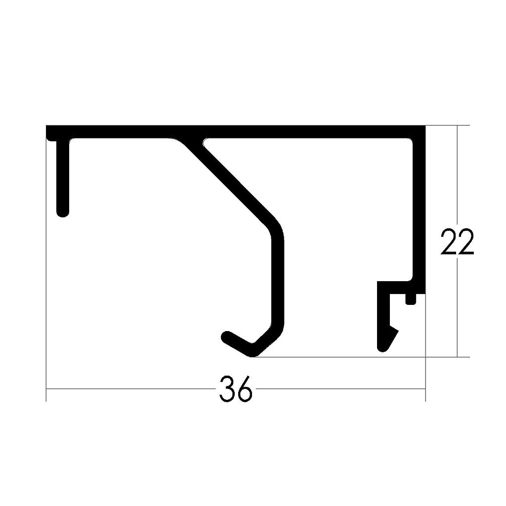 CONTRAVIDRIO 36mm "TLT" (LM)(LM2)