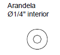 ARANDELA ACERO ZINC. "BP" [100]