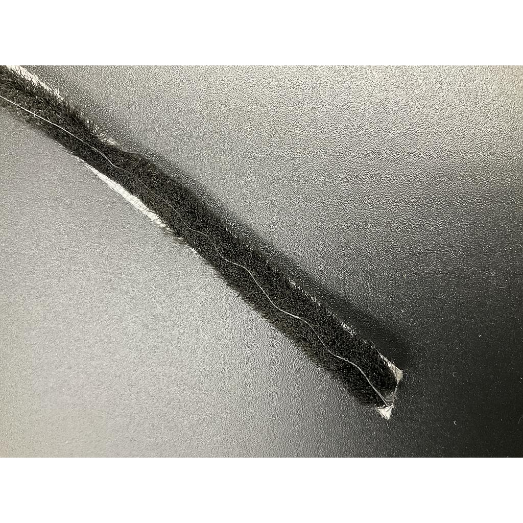 FELPA NYLON 7x5 FIN SEAL "NEGRO", Rollo x 30