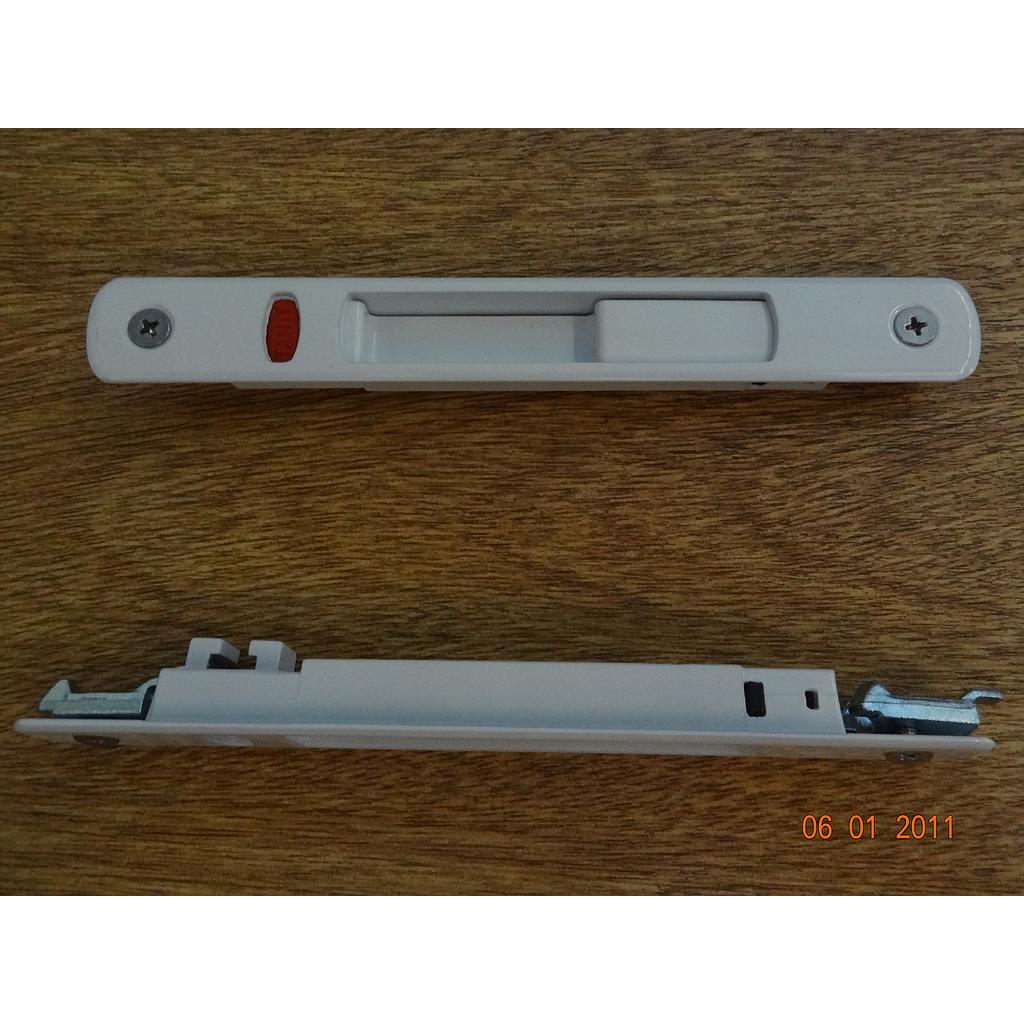 CIERRE LAT.MILANO ALUM. MANUAL "VPC" "BLANCO" [20]