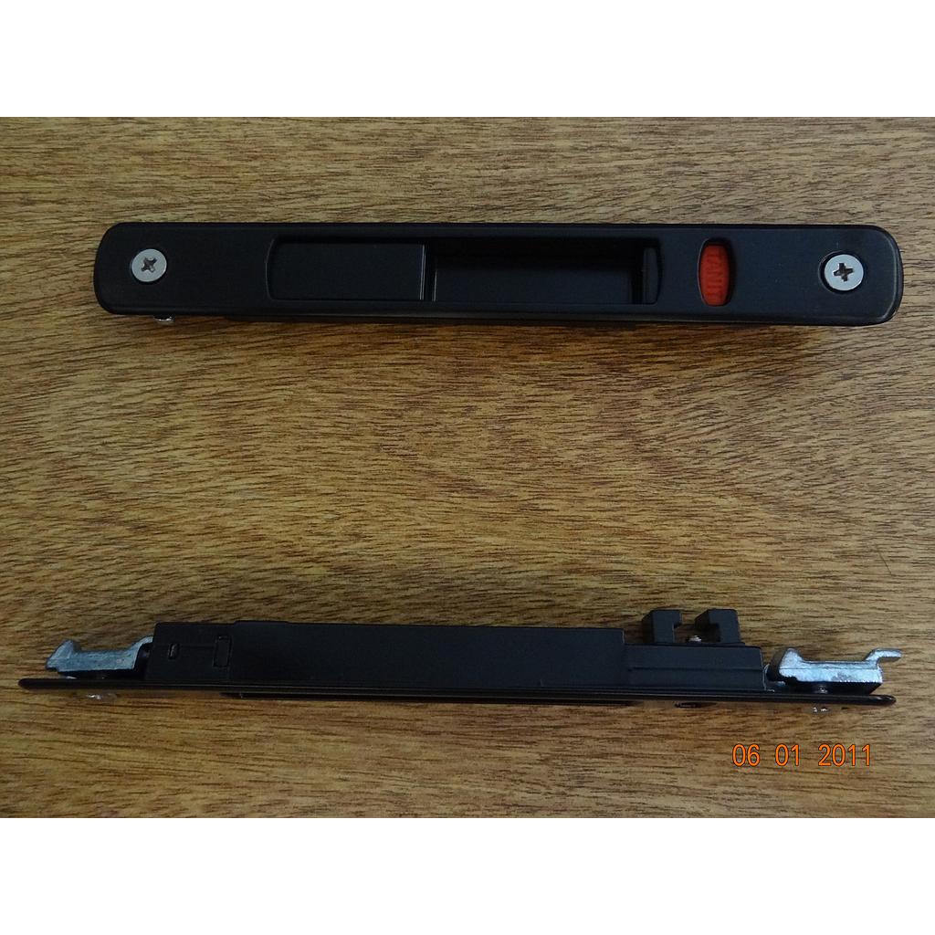 CIERRE LAT.MILANO ALUM. MANUAL "VPC" "NEGRO" [20]