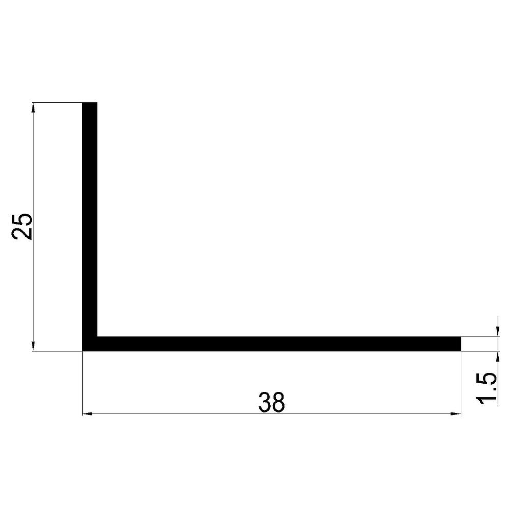 ELE 38x25x1.5mm 