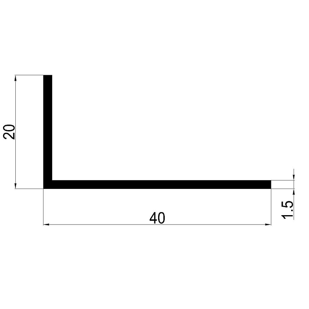 ELE 40x20x1.5mm 