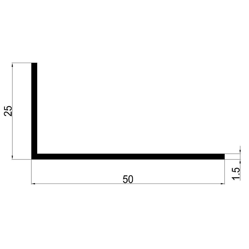 ELE 50x25x1.5mm
