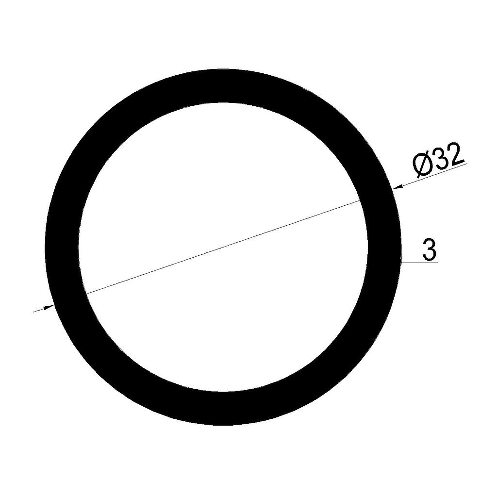TUBO RED. 32X3mm