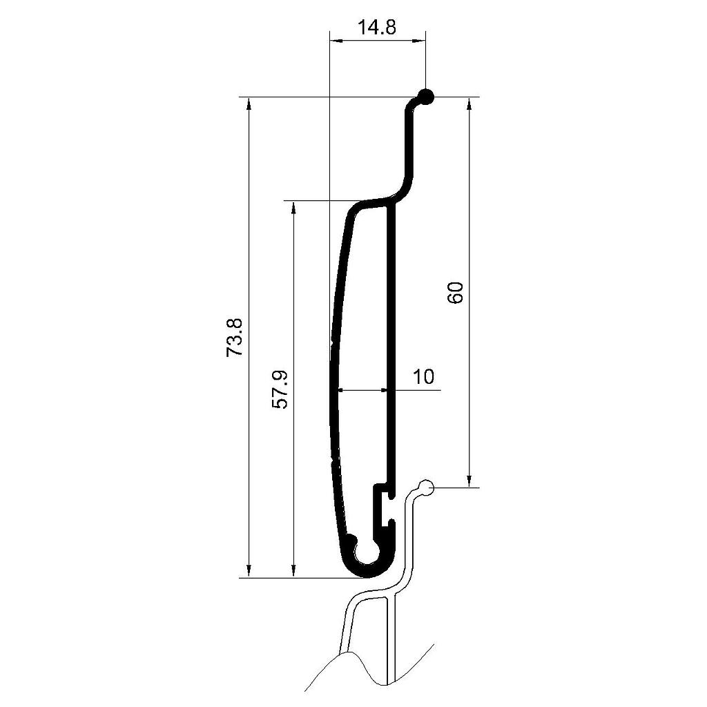 TABLILLA C/FELPA "CR" (TLL)