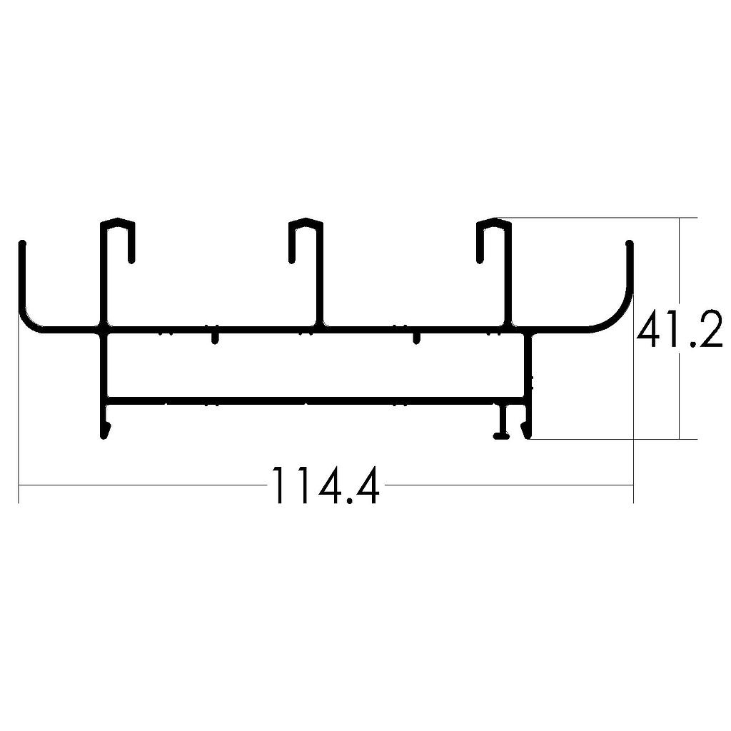 MARCO 3 GUIAS "VPC" (LA) L.Std.6200mm