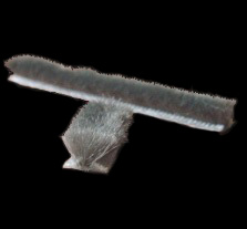 FELPA NYLON 7x6 FIN-SEAL (LAC1) (C14) "GRIS", Rollo x 250