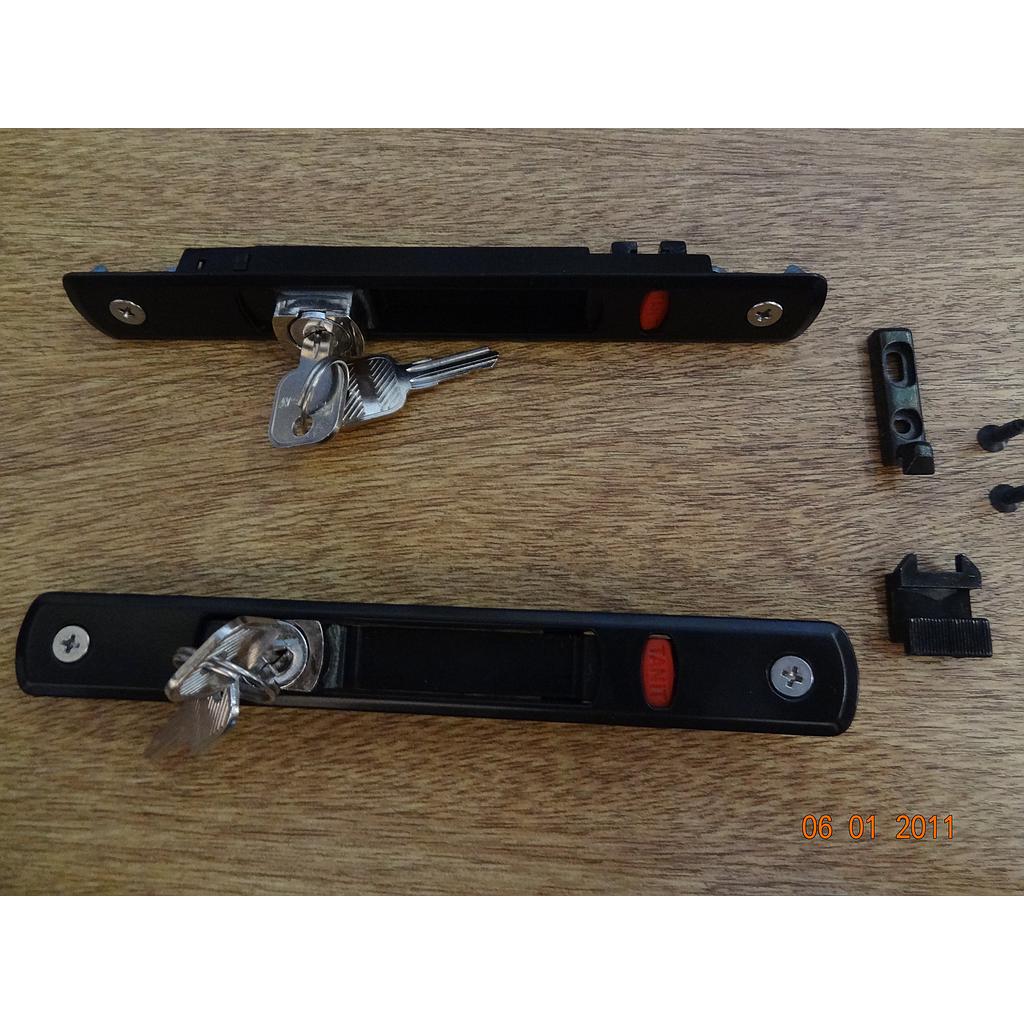 CIERRE LAT.MILANO C/LLAVE C/KIT45 (LAH1) "VPC" (LA) "NEGRO" [1]