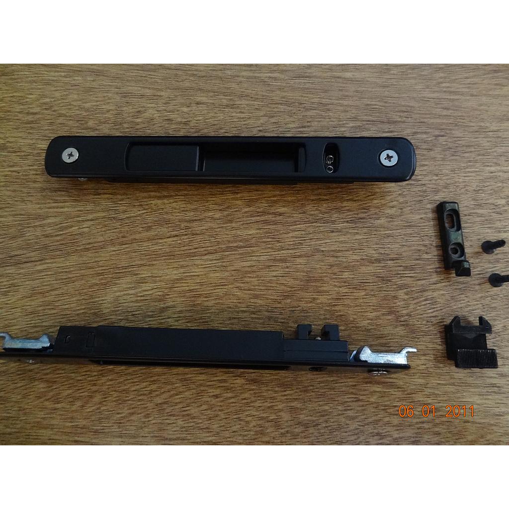 CIERRE LAT.MILANO MANUAL C/KIT45 (AA203)(LAH1) "VPC" (LA) "NEGRO" [20]