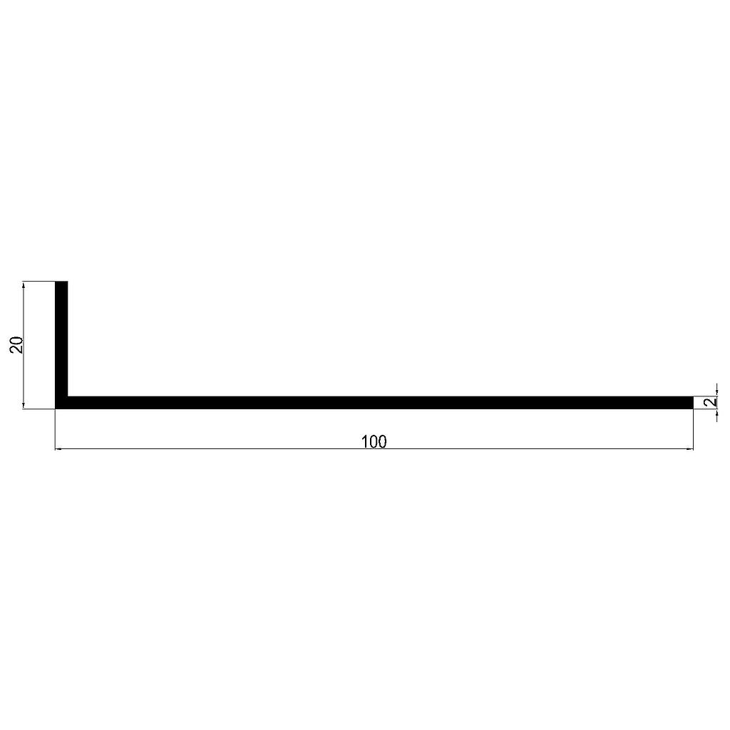 ELE 100x20x2mm 