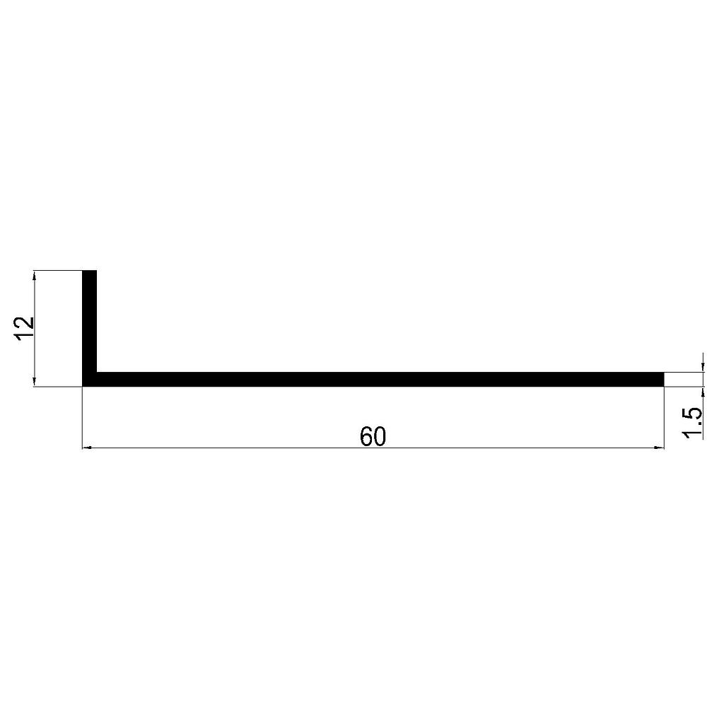 ELE 60x12x1.5mm