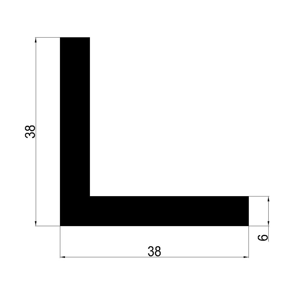 ANGULO 38x6mm