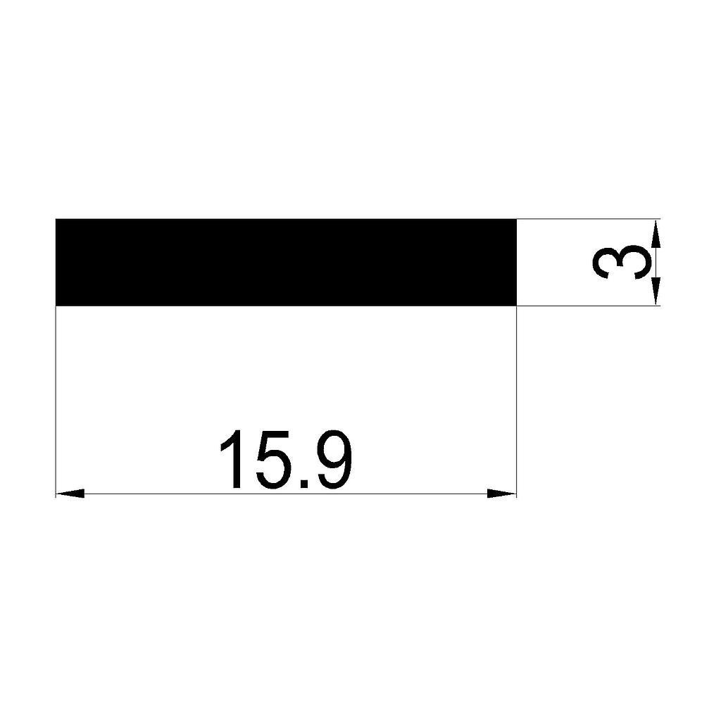 PLANCHUELA 15.9x3mm