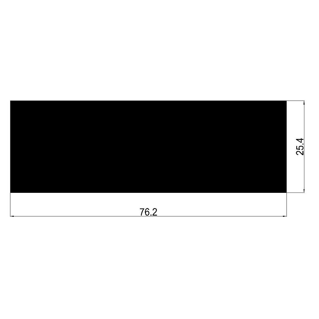 PLANCHUELA 76.2x25.4mm