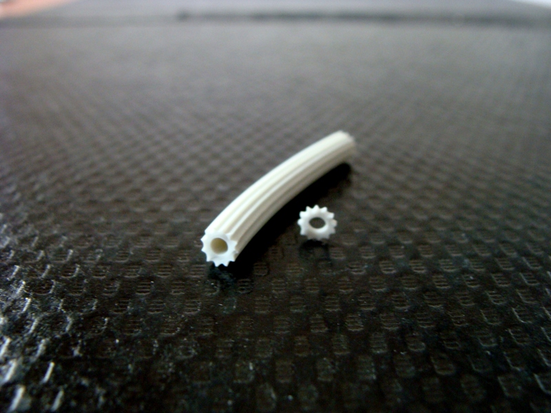 CORDON MOSQ. 5,5mm GOMA (LAB4) "BLANCO", Rollo x 100