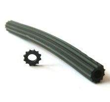 CORDON MOSQ. 5,5mm (LAB4) "NEGRO", Rollo x 100