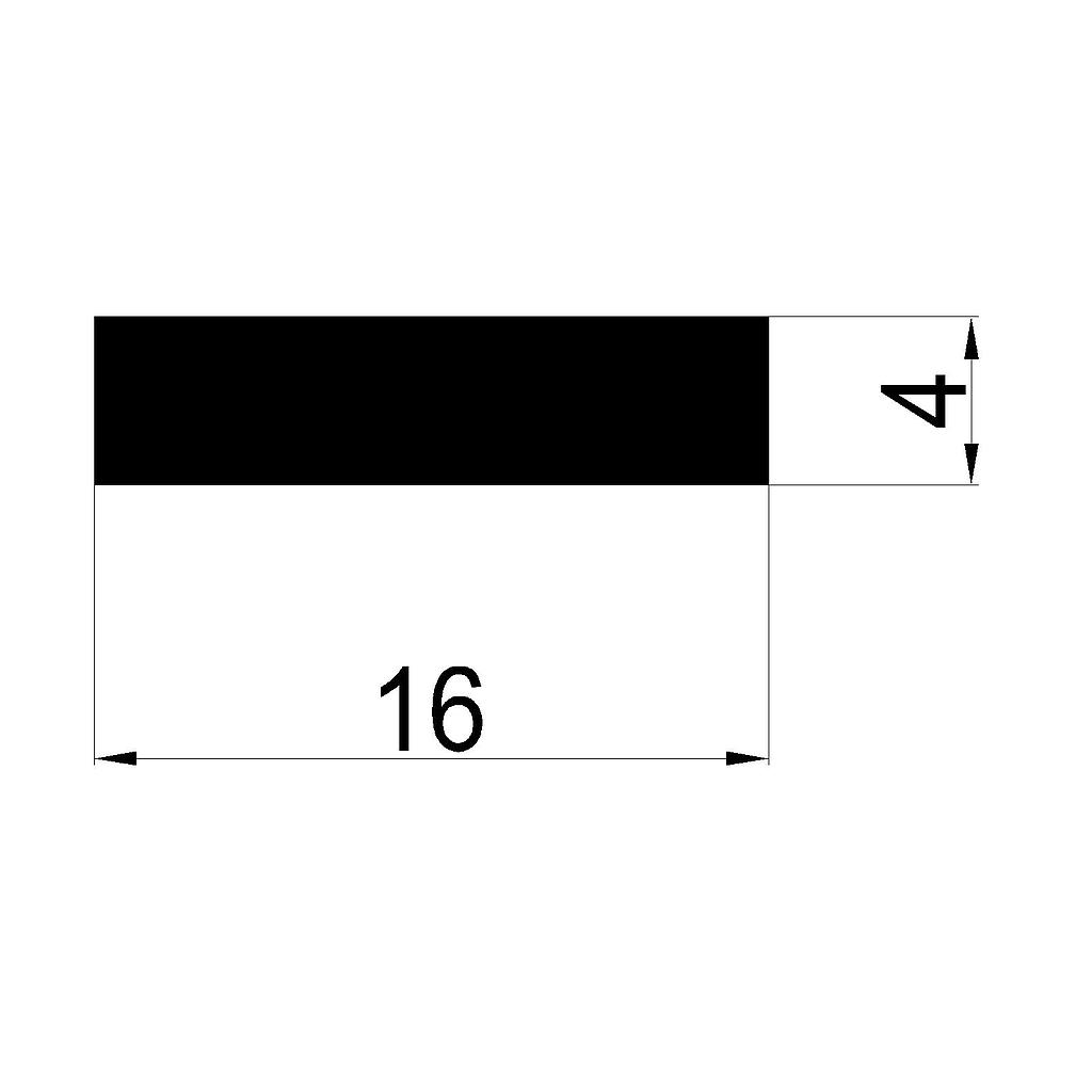 PLANCHUELA 16X4mm