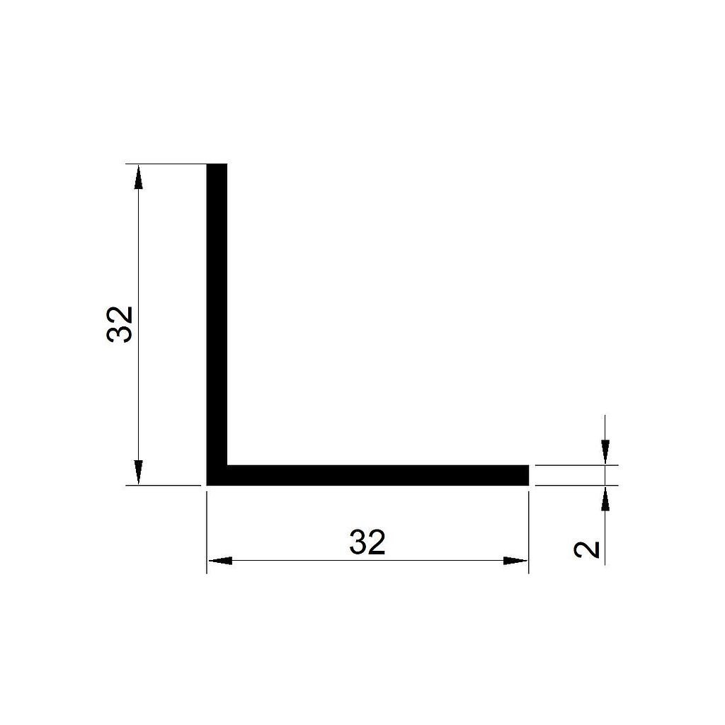 ANGULO 32x2mm