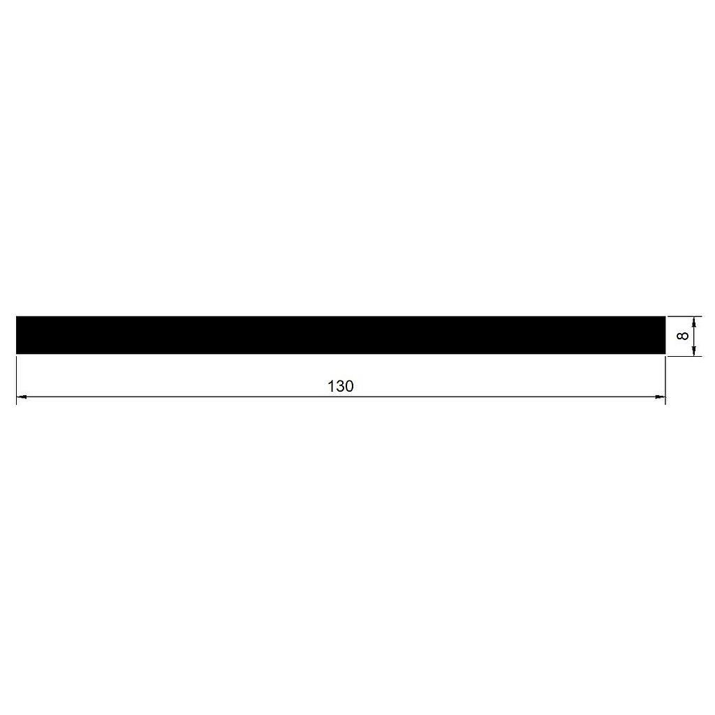 PLANCHUELA 130x8mm