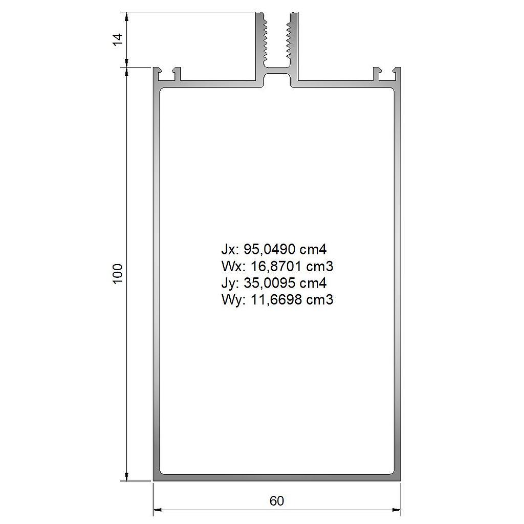 COLUMNA 100mm "FIBM" (LT) L.4800mm