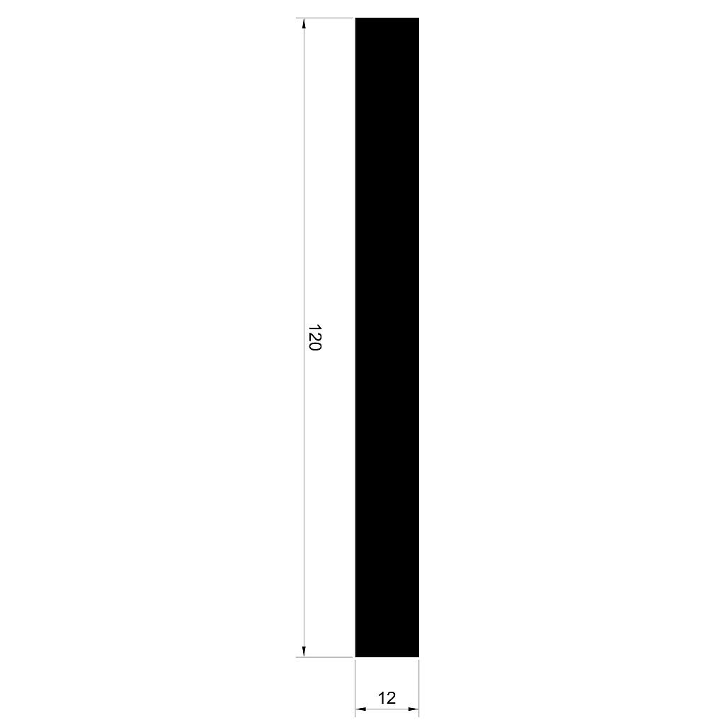 PLANCHUELA 120x12mm (LI)